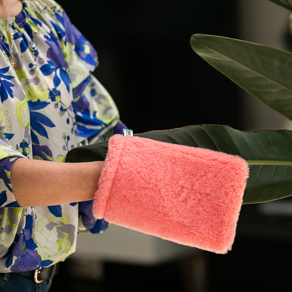 Nanozilver schoonmaakhandschoen - Pink