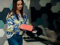 Nanozilver schoonmaakhandschoen - Pink